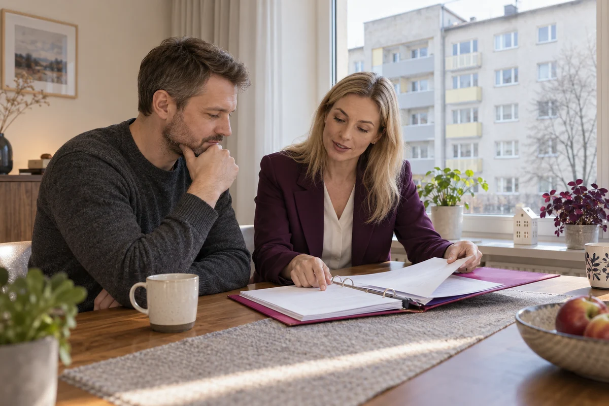 Korteriomanik vaatab maja dokumente