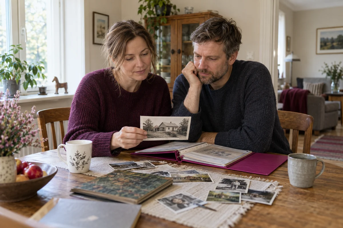 Pärijad vaatavad maja fotosid